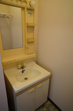 Washroom. Independent wash basin