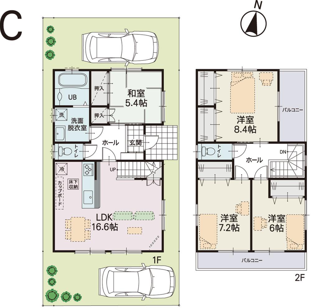 Floor plan. Property Location: Saitama Prefecture Yoshikawa City Nakano 176-1 