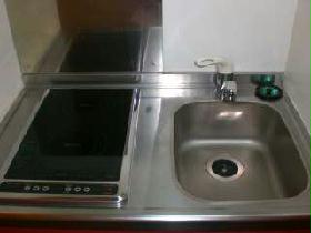 Kitchen. Electric stove of peace of mind. Effortlessly cleaning the type of glass version