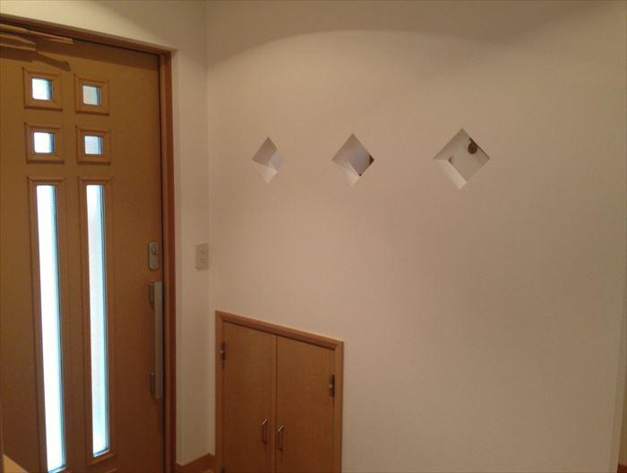 Entrance. Fashionable entrance