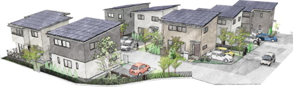 Local land photo. Perth image of subdivision street parallel