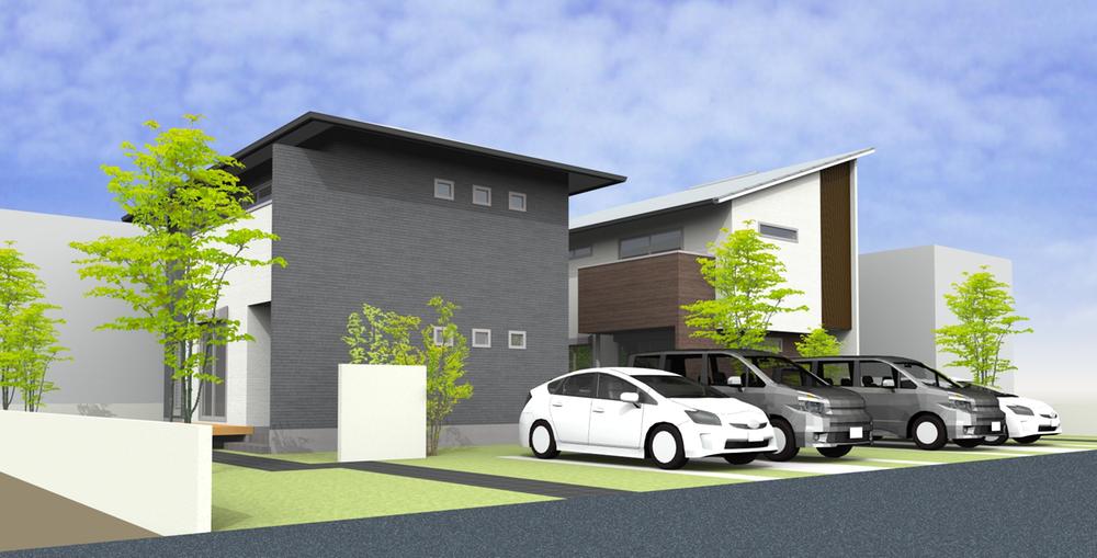 Building plan example (Perth ・ appearance). Building plan example No. 2 place ・ No. 3 place Building price 19,400,000 yen ・ 20 million yen, Building area   112.61 sq m  ・ 109.13 sq m