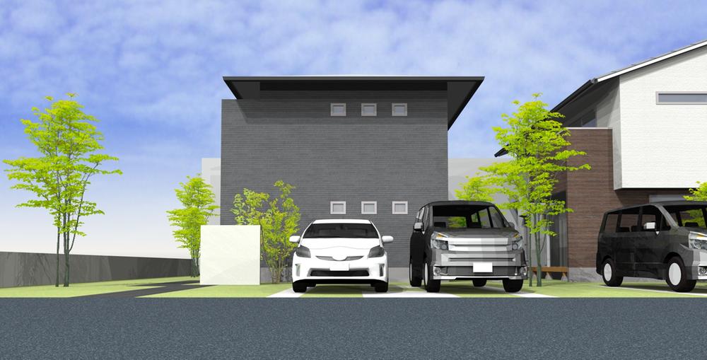 Building plan example (Perth ・ appearance). Building plan example (No. 2 locations) Building price 19,400,000 yen, Building area 112.61 sq m