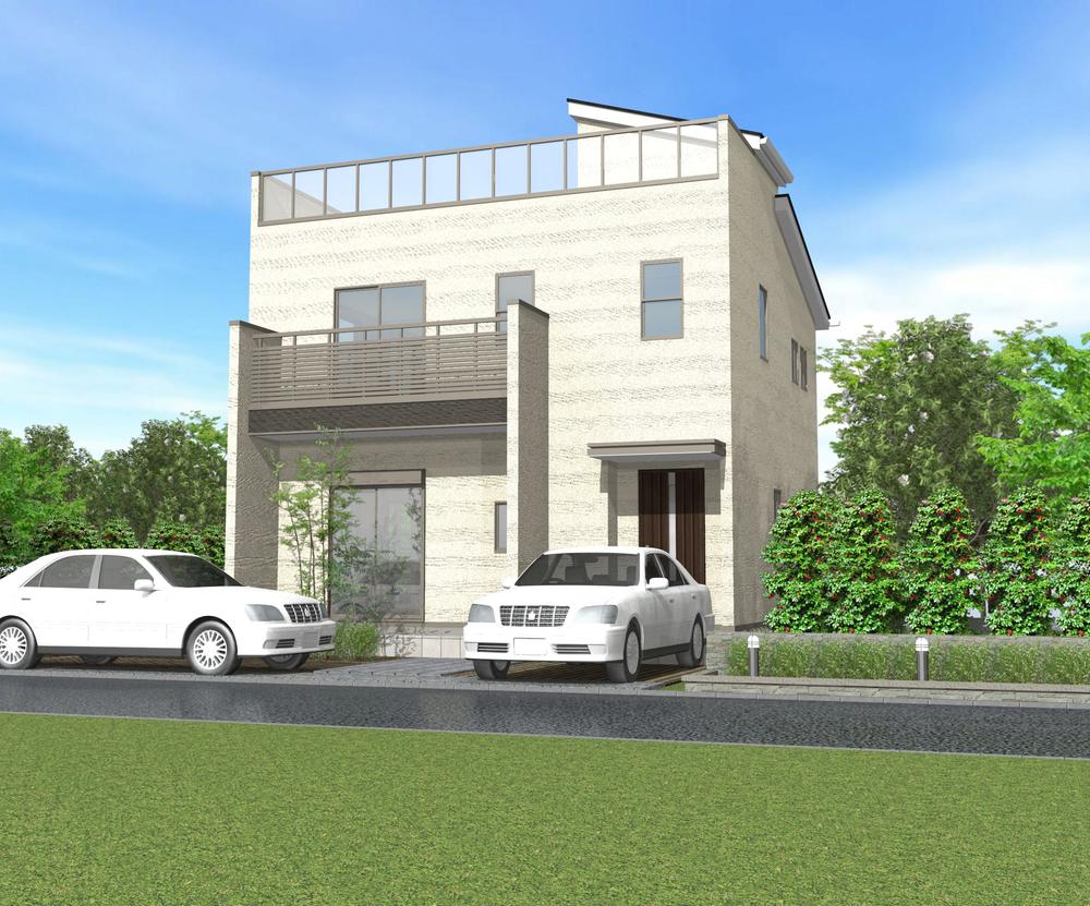 Building plan example (exterior photos). No. 43 Location: Reference plan external view