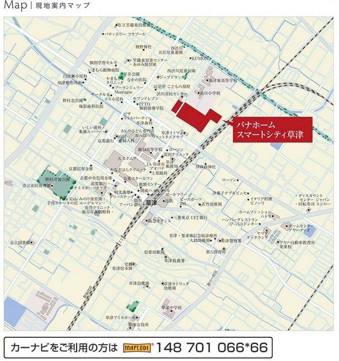 Local guide map. Area Map