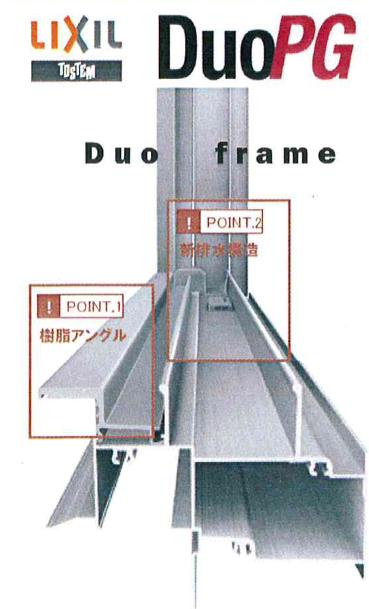 Other Equipment. Multi-layer glass adoption. This sash adoption of new drainage structure
