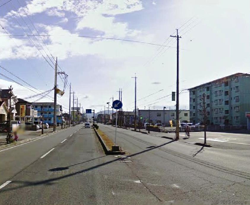 Local land photo. No. 1 point side, Facing the main street. Shooting from north.