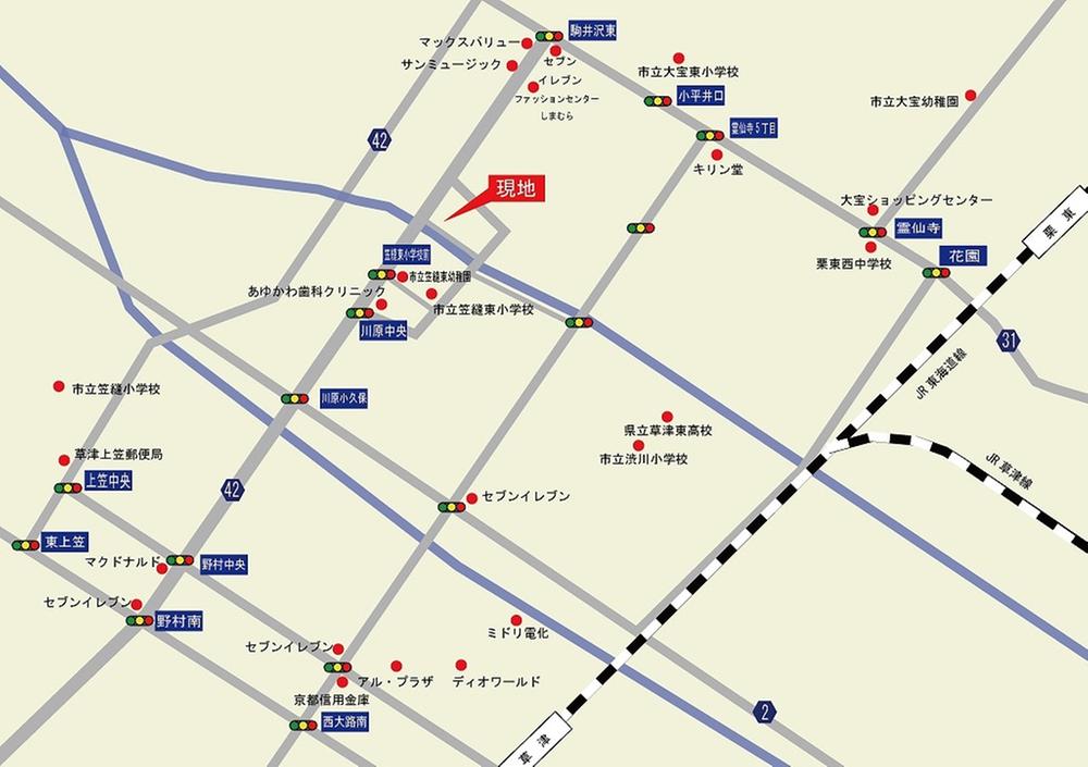 Local guide map. Because in the new residential area, For more information please do not ask the staff.