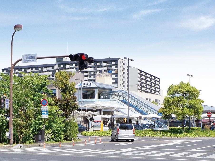 station. JR "Moriyama" 410m to the station