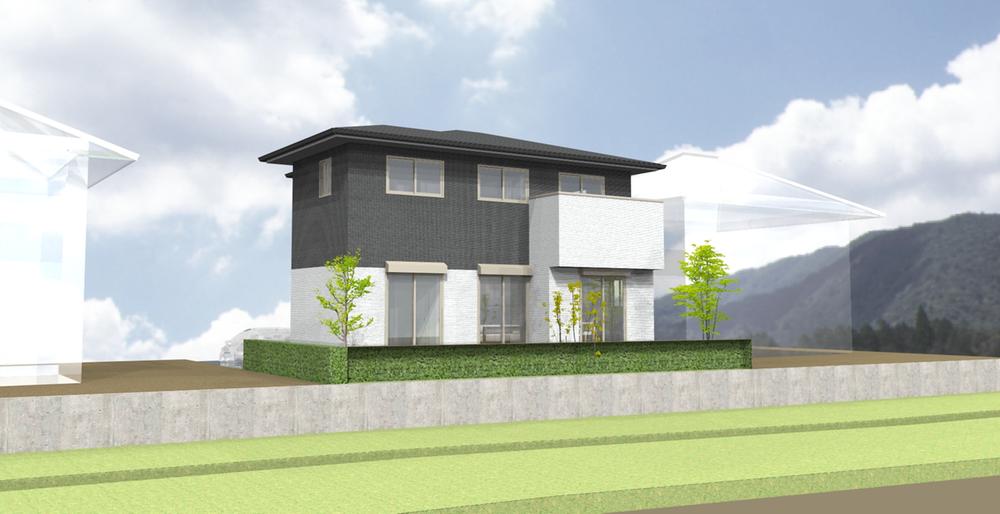 Building plan example (Perth ・ appearance). Building plan example (south side) Building price 18.6 million yen, Building area 107.64 sq m