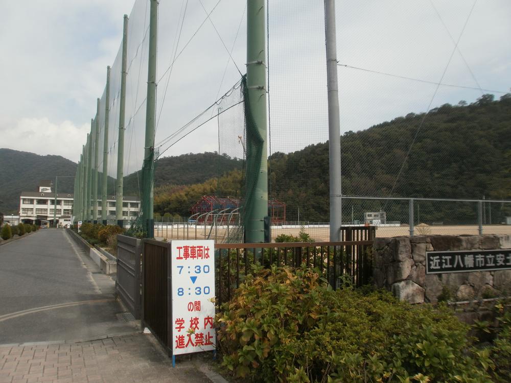 Junior high school. It omihachiman stand Azuchi 3000m up to junior high school