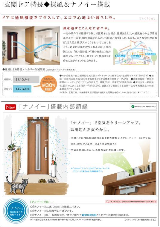 Other. Entrance door Features. Tokaze + nanoe refreshing in mounting