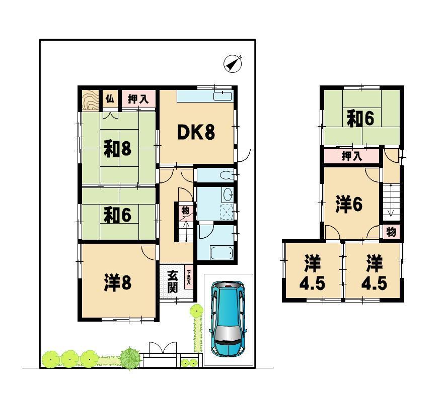 Floor plan. While looking at the left of the video, Please refer to the floor plan