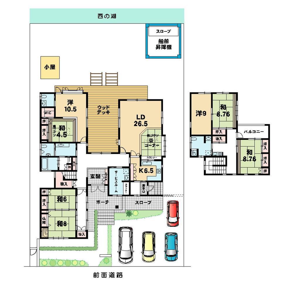 Floor plan. Please visit in conjunction with the left of the video! 