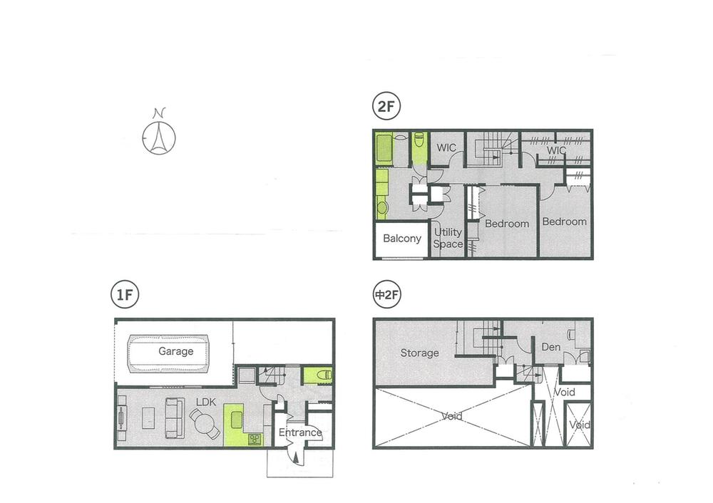Compartment figure. Land price 2.8 million yen, Land area 142.35 sq m