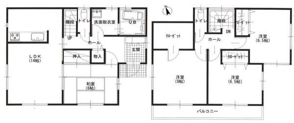 Floor plan. 28.8 million yen, 4LDK, Land area 112.7 sq m , Building area 101.02 sq m