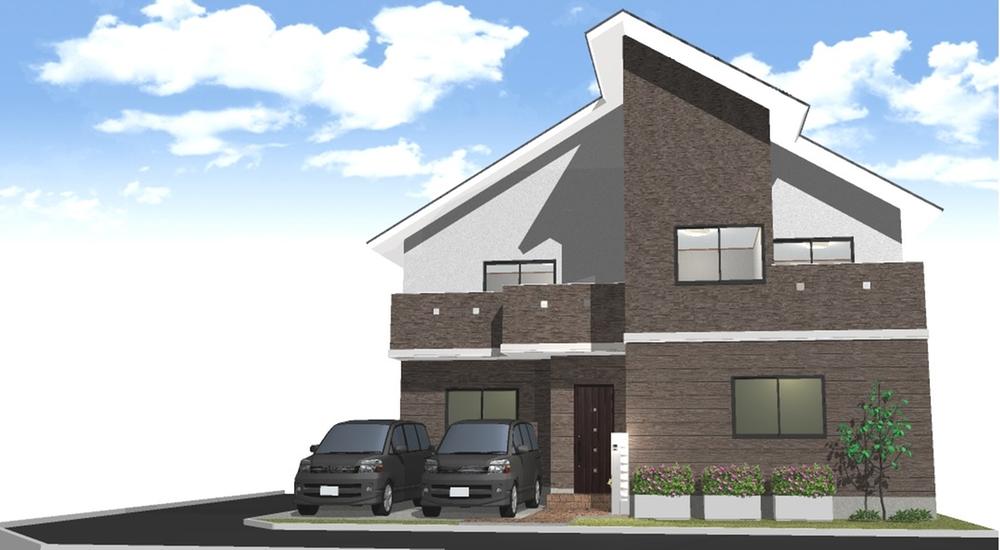 Building plan example (Perth ・ appearance). Building plan example (No. 1 place) building price 13 million yen, Building area 97.2 sq m