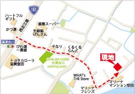 Local guide map. Local detailed view