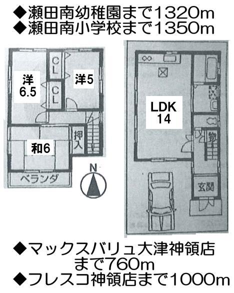 Floor plan. 17.8 million yen, 3LDK, Land area 82.5 sq m , Building area 77.01 sq m