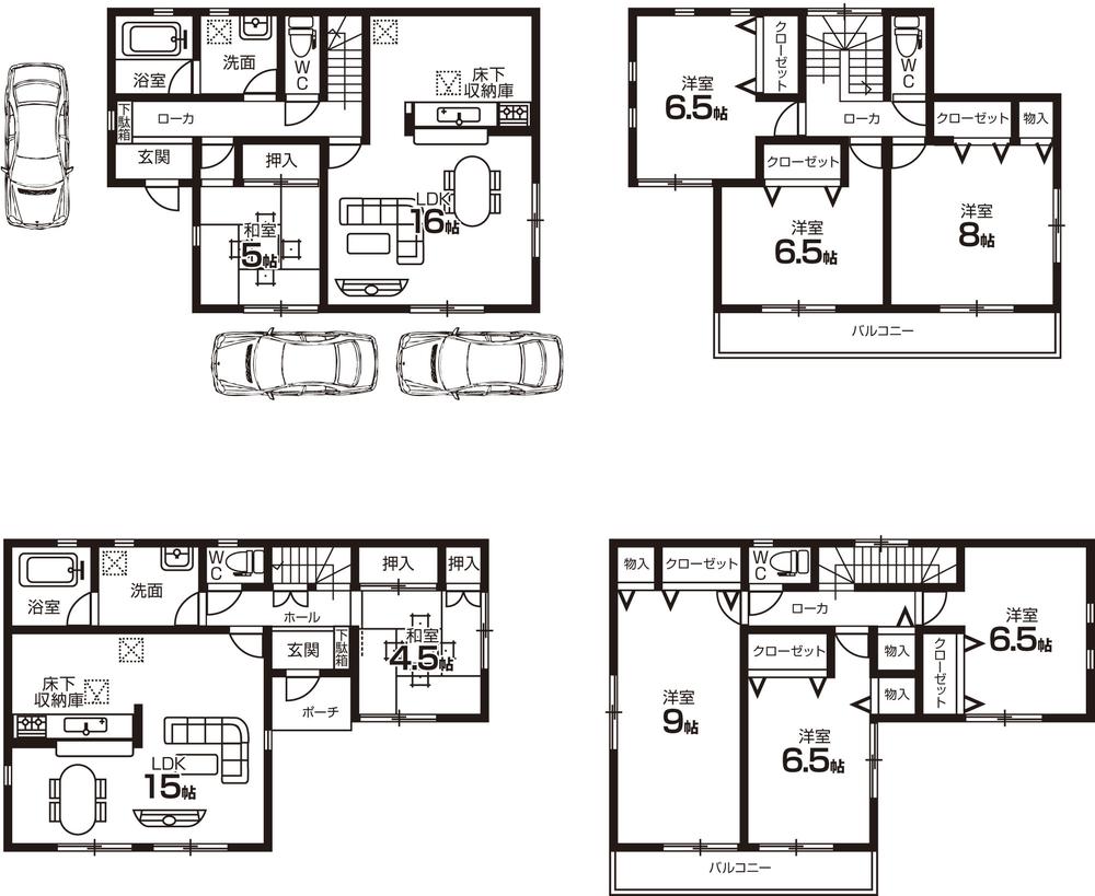 Floor plan. (number 3), Price 21,800,000 yen, 4LDK, Land area 123.5 sq m , Building area 98.01 sq m