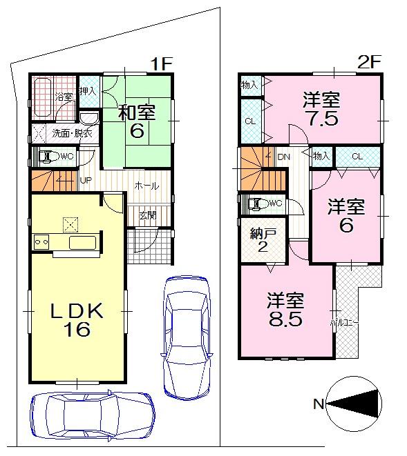 Floor plan. 23.8 million yen, 4LDK+S, Land area 132.3 sq m , Building area 103.68 sq m