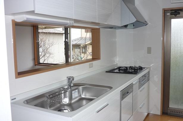 Kitchen. Dishwasher with a system Kitchen