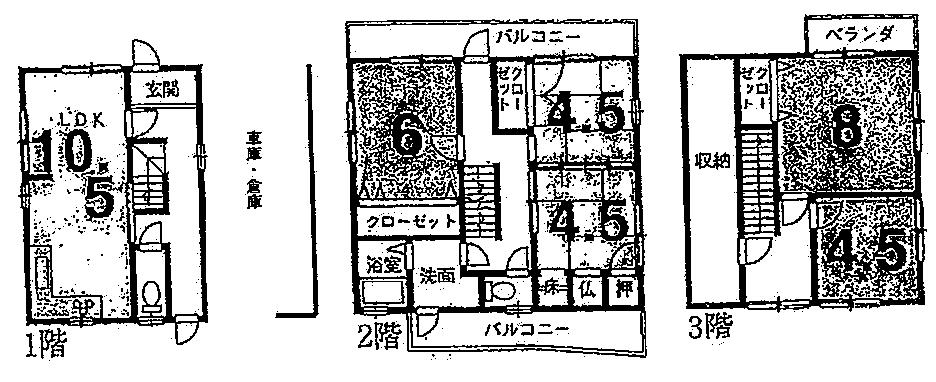 Floor plan. 22,900,000 yen, 5LDK + S (storeroom), Land area 99.17 sq m , Is a floor plan of the building area 142.8 sq m 5SLDK! There is storage space! !