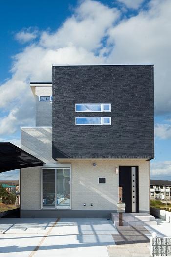 Model house photo. Model house exterior photo