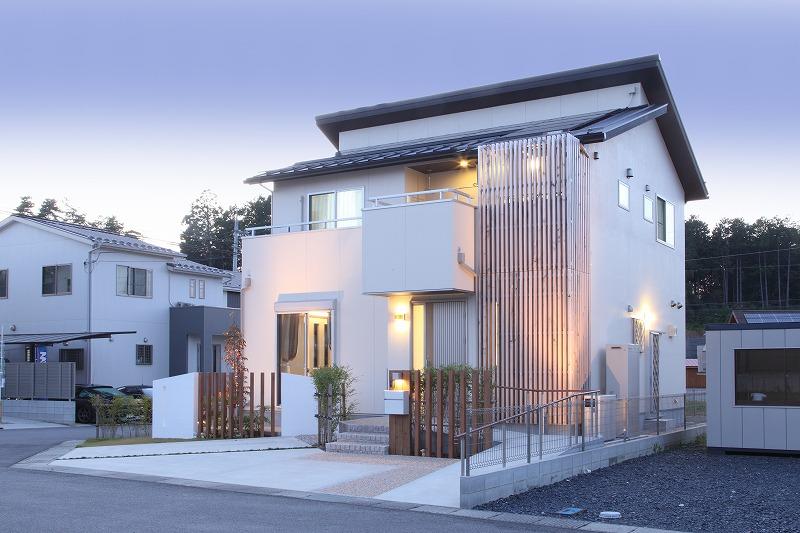 Model house photo. B-13 No. land Model house appearance