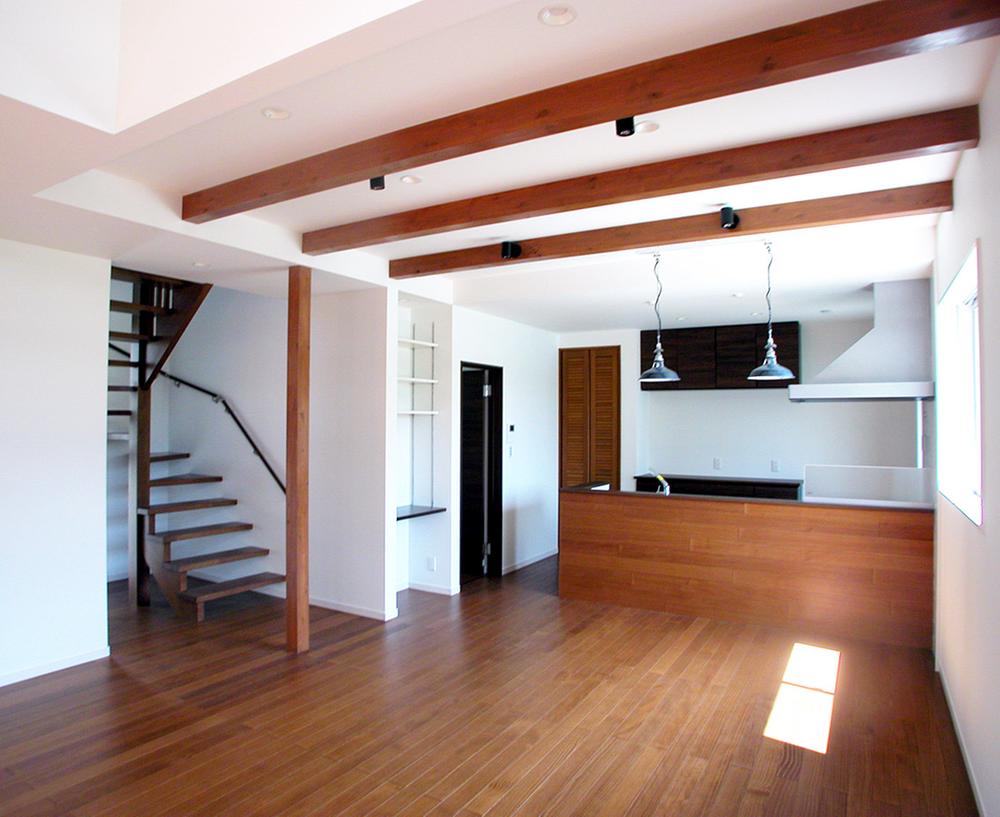 Building plan example (introspection photo). Our example of construction (LDK)