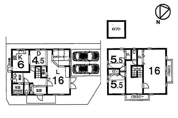 Floor plan. 19,800,000 yen, 3LDK, Land area 209.33 sq m , Building area 129.17 sq m