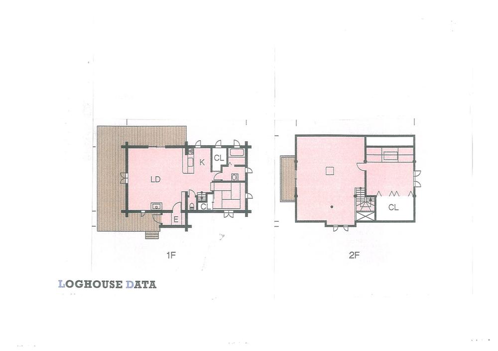 Floor plan. 6.8 million yen, 2LDK, Land area 132.03 sq m , Building area 46.62 sq m