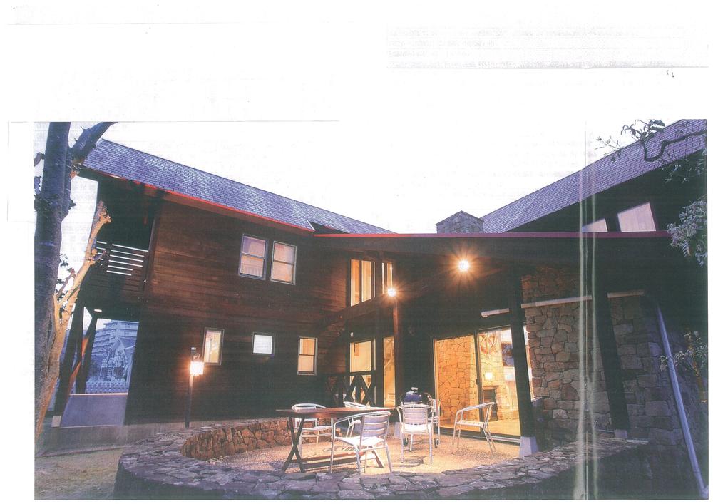 Compartment view + building plan example. Building plan example, Land price 1.5 million yen, Land area 153.9 sq m , Building price 16 million yen, Building area 101.5 sq m building plan example (BBQ terrace same specifications)