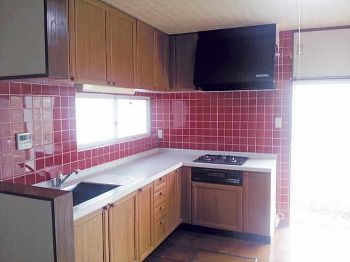 Kitchen. System kitchen (gas range Food new)