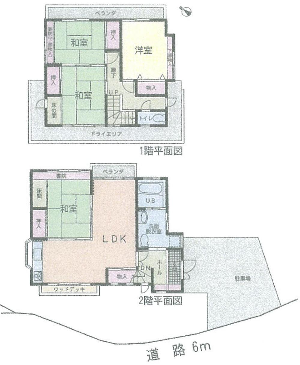 Floor plan. 29,800,000 yen, 4LDK, Land area 344.27 sq m , Building area 104.74 sq m floor plan