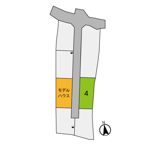 Compartment figure. Land price 9,377,000 yen, Land area 134.78 sq m