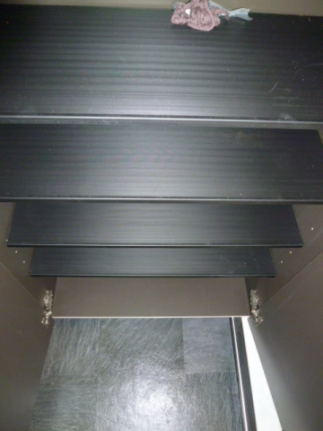 Entrance. It is a shoebox.