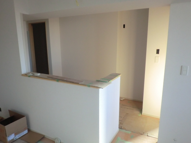 Kitchen. It is a photograph of under construction.