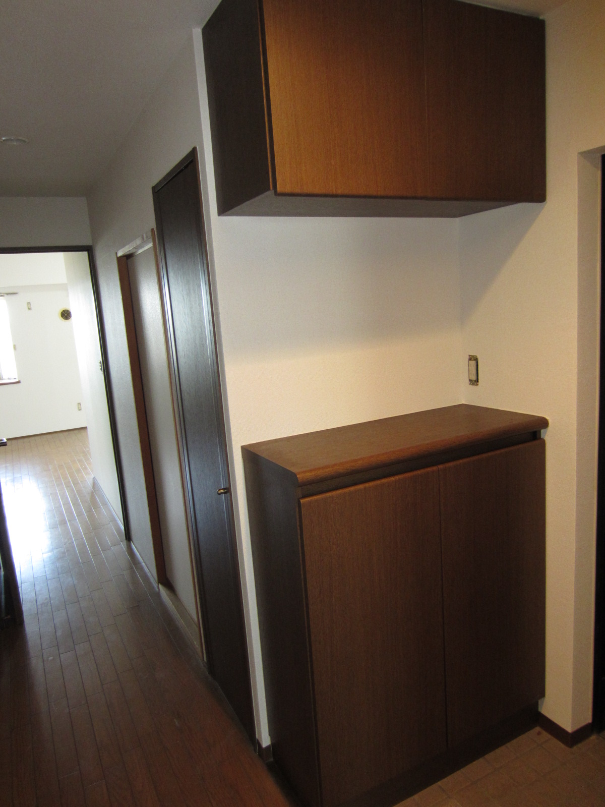 Entrance. Remodeling in