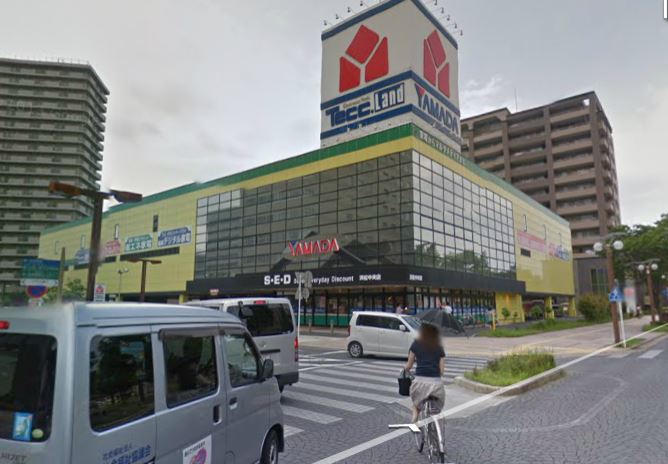 Home center. Yamada Denki Tecc Land Hamamatsu central store up to (home improvement) 761m
