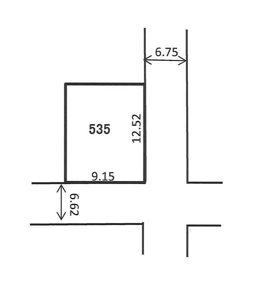Compartment figure. Land price 15.3 million yen, Land area 114.91 sq m