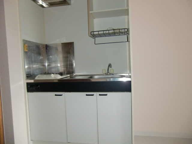 Kitchen. It comes with a gas stove