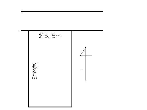 Compartment figure. Land price 9.8 million yen, Land area 214.84 sq m
