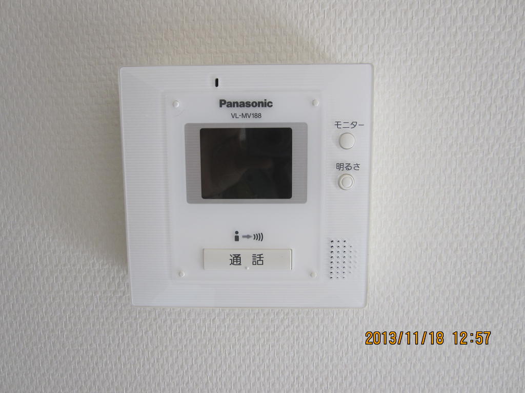 Security. Color monitor with intercom