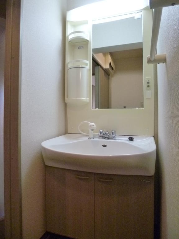 Washroom. Washroom with shower