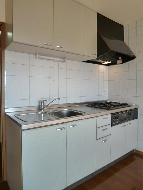 Kitchen. 3-neck with stove grill. Sink is also a spacious.