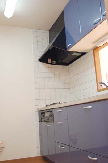 Kitchen. 3-neck with stove grill.