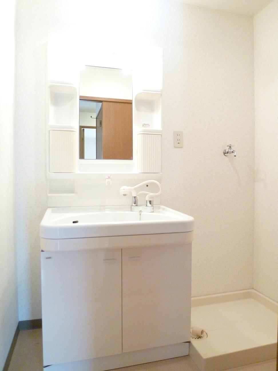 Washroom. Independent wash basin