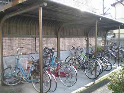 Other common areas. Place for storing bicycles