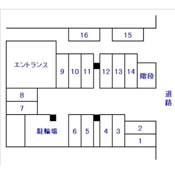 Parking lot. Parking arrangement plan